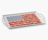 Tracy & Co Melamine Serving Platter with Handles - Americana
