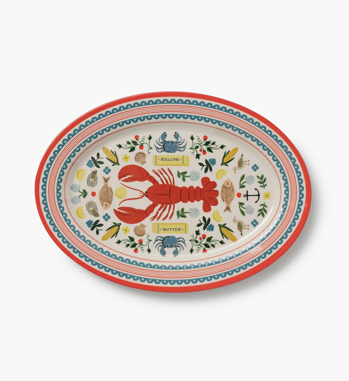 Tracy & Co Melamine Serving Platter - Seaside