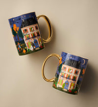 Tracy & Co Porcelain Mug - Haunted House
