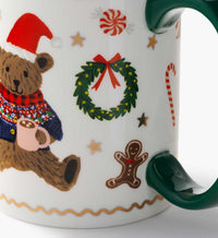 Tracy & Co Holiday Porcelain Mug - Beary Christmas