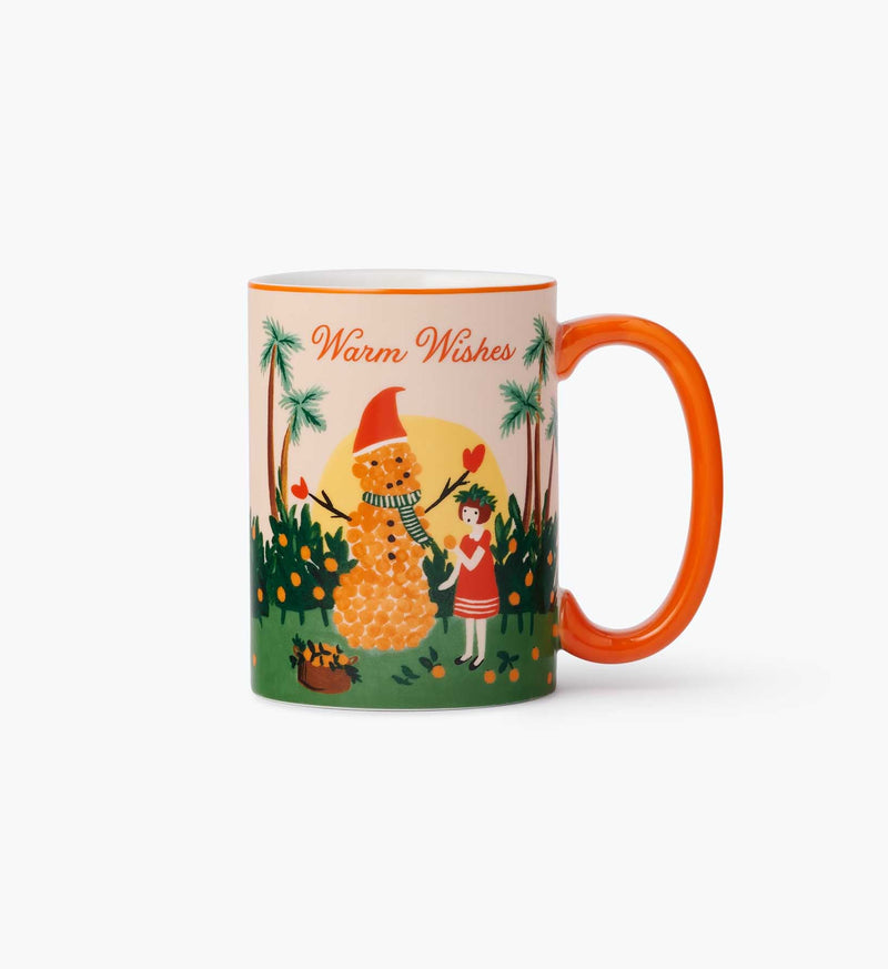 Tracy & Co Holiday Porcelain Mug - Warm Wishes