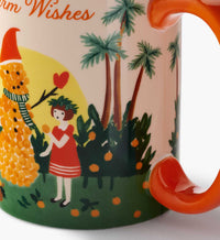 Tracy & Co Holiday Porcelain Mug - Warm Wishes