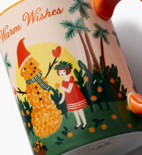 Tracy & Co Holiday Porcelain Mug - Warm Wishes