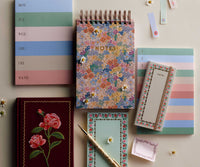 Tracy & Co Large Memo Notepad - Muted Numbered Colorblock