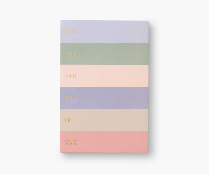 Tracy & Co Large Memo Notepad - Muted Colorblock