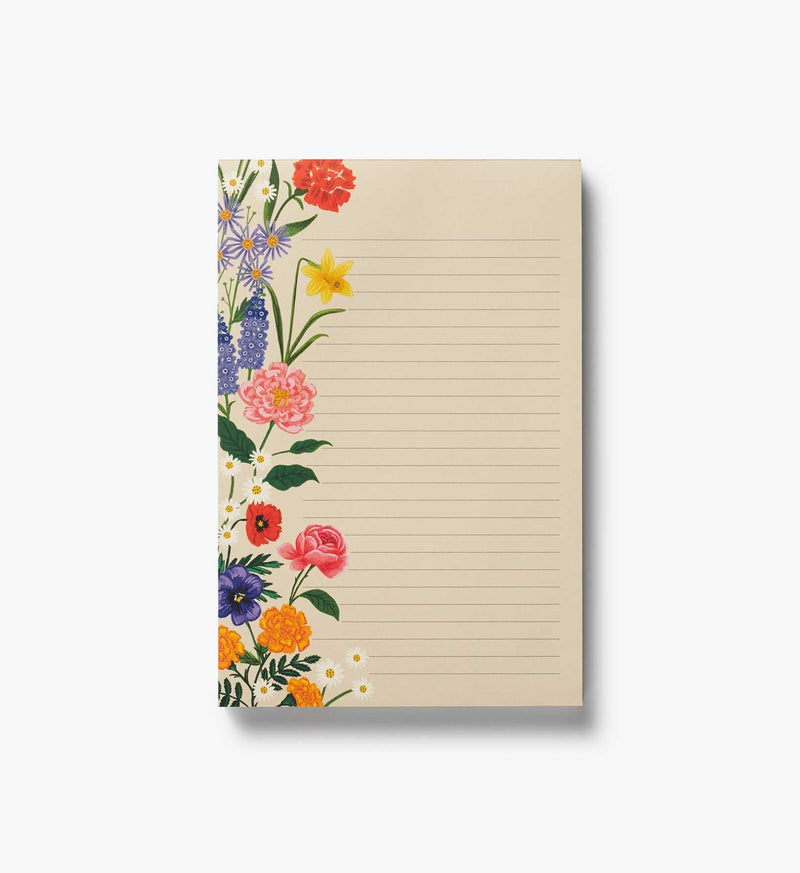 Tracy & Co Large Memo Notepad - Garden Study