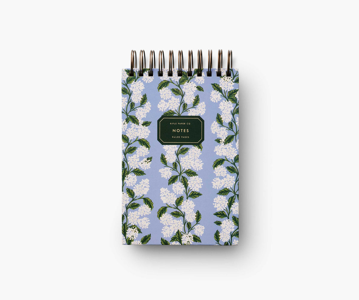 Tracy & Co Desktop Spiral Notepad - Hydrangea