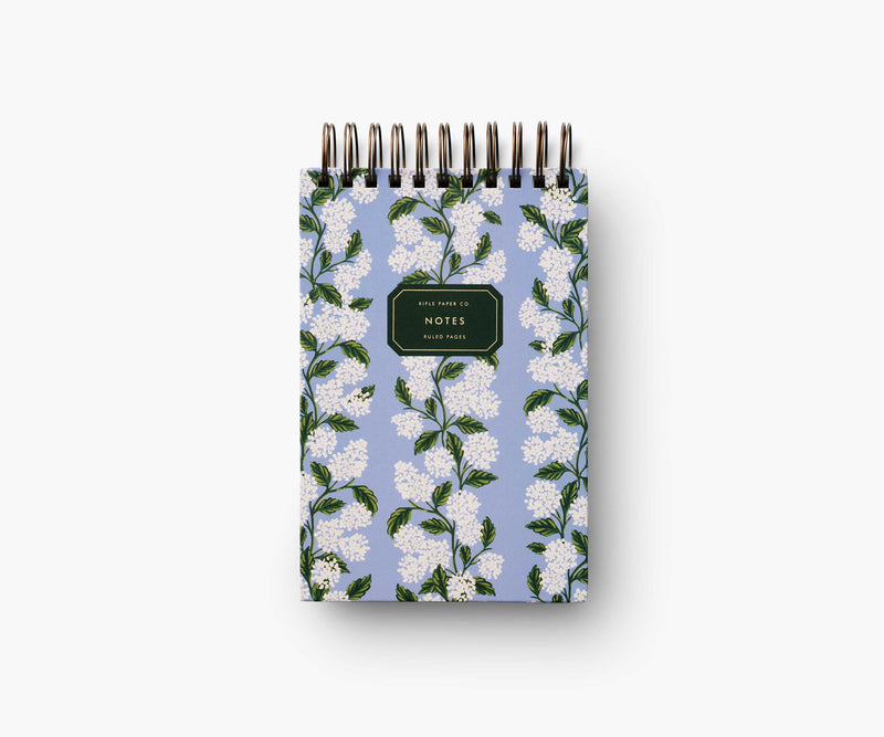 Tracy & Co Desktop Spiral Notepad - Hydrangea