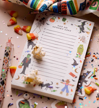 Tracy & Co Checklist Notepad - Halloween Parade