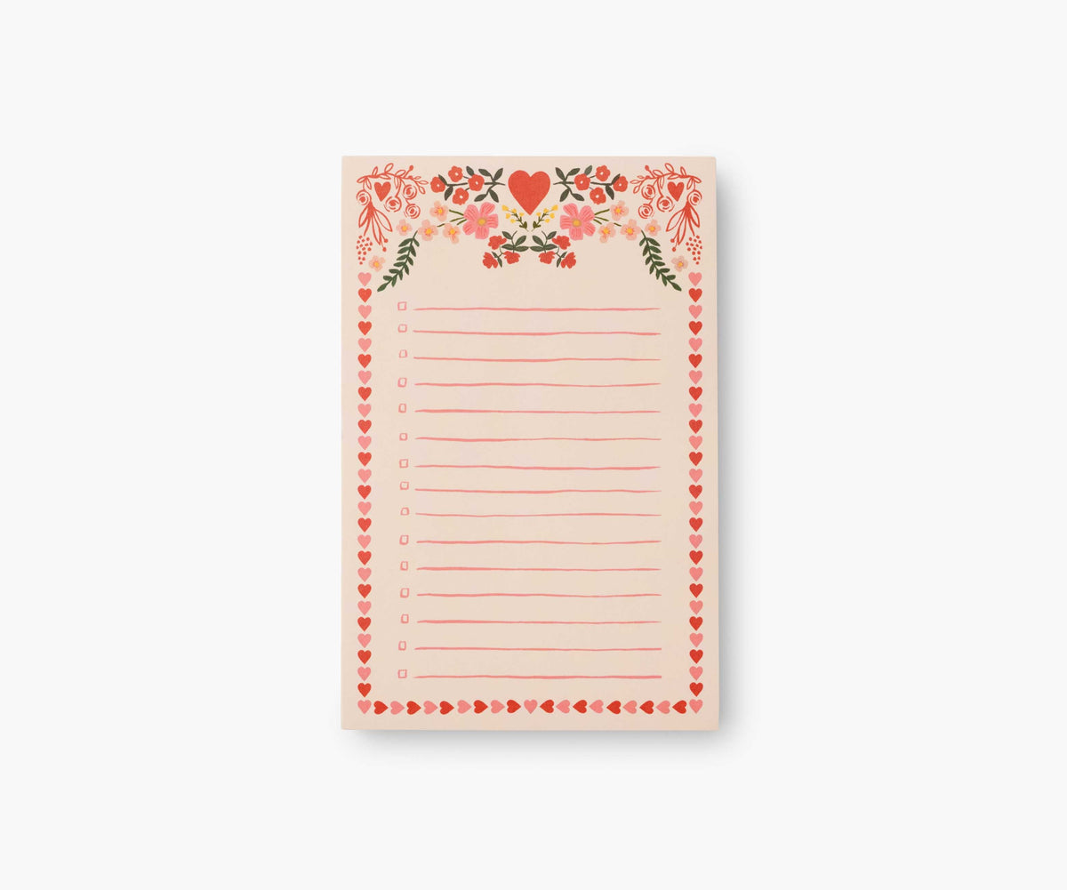Tracy & Co Checklist Notepad - Juliet