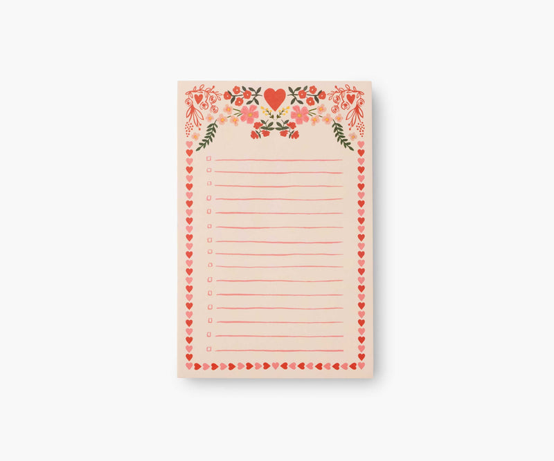Tracy & Co Checklist Notepad - Juliet