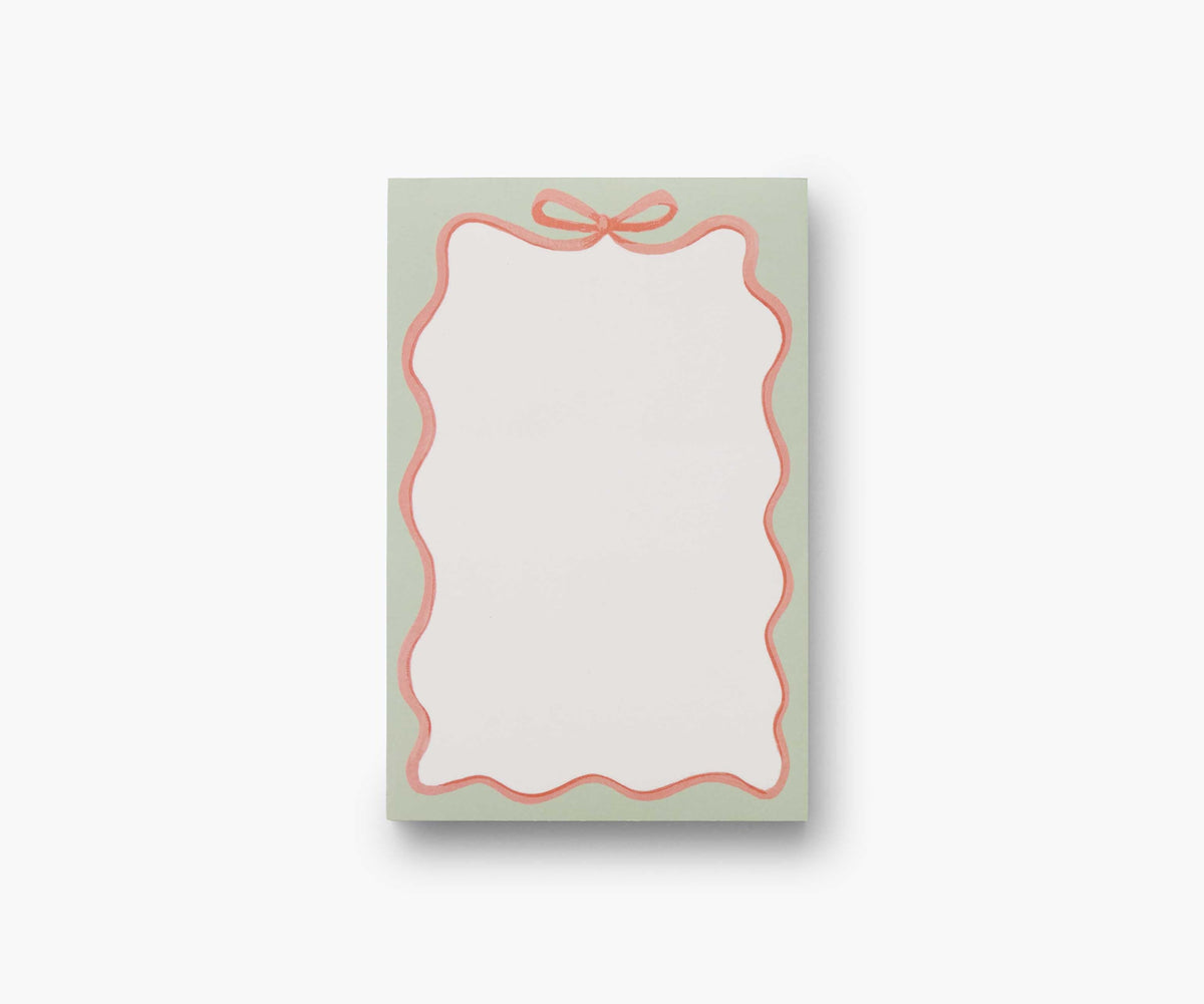 Tracy & Co Blank Notepad - Ribbon
