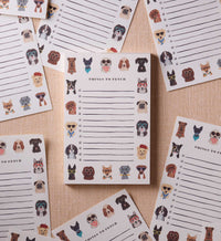 Tracy & Co Checklist Notepad - Dog Days