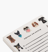 Tracy & Co Checklist Notepad - Dog Days
