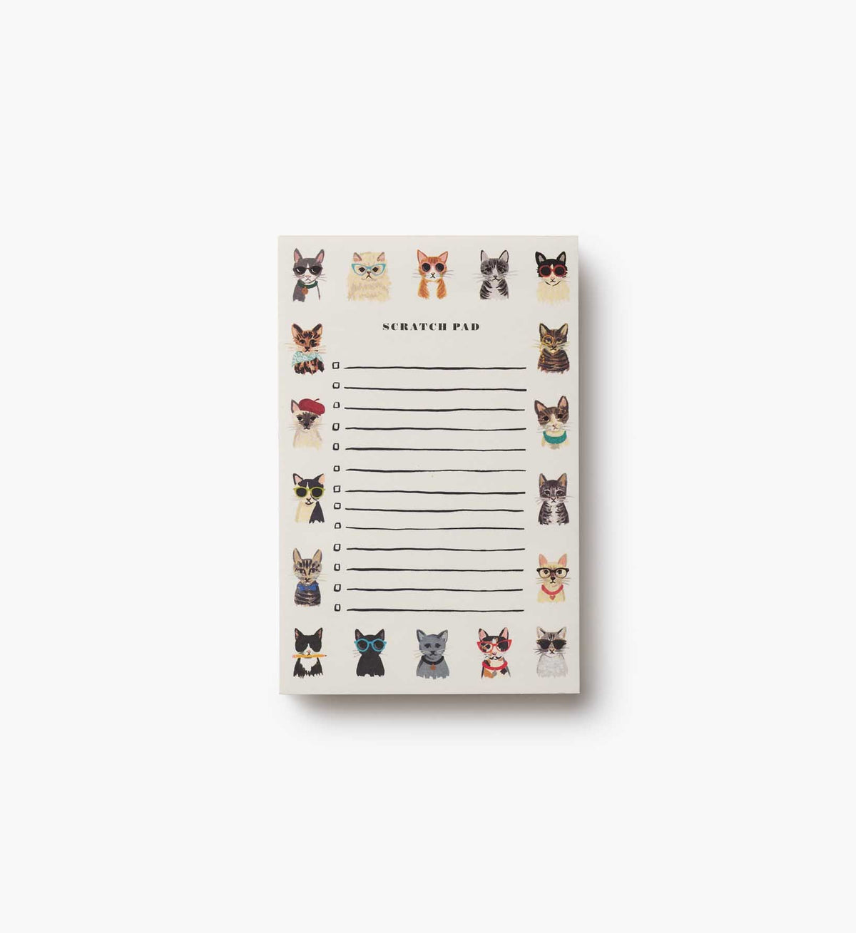 Tracy & Co Checklist Notepad - Cool Cats