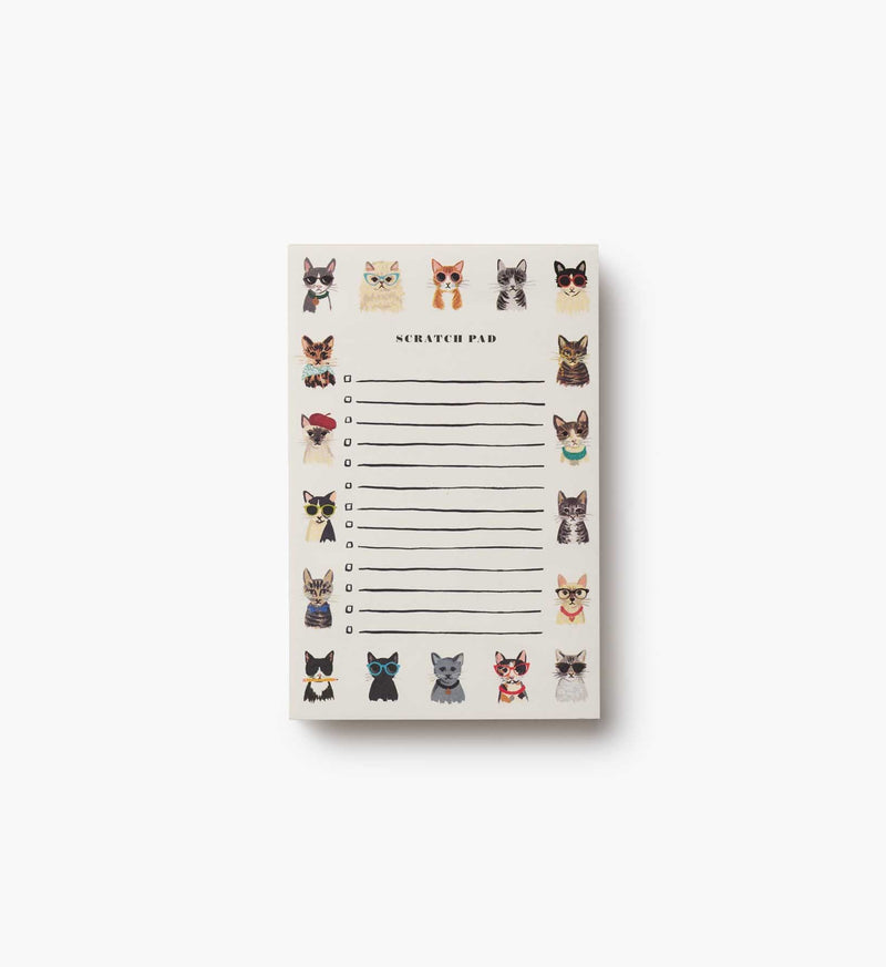 Tracy & Co Checklist Notepad - Cool Cats