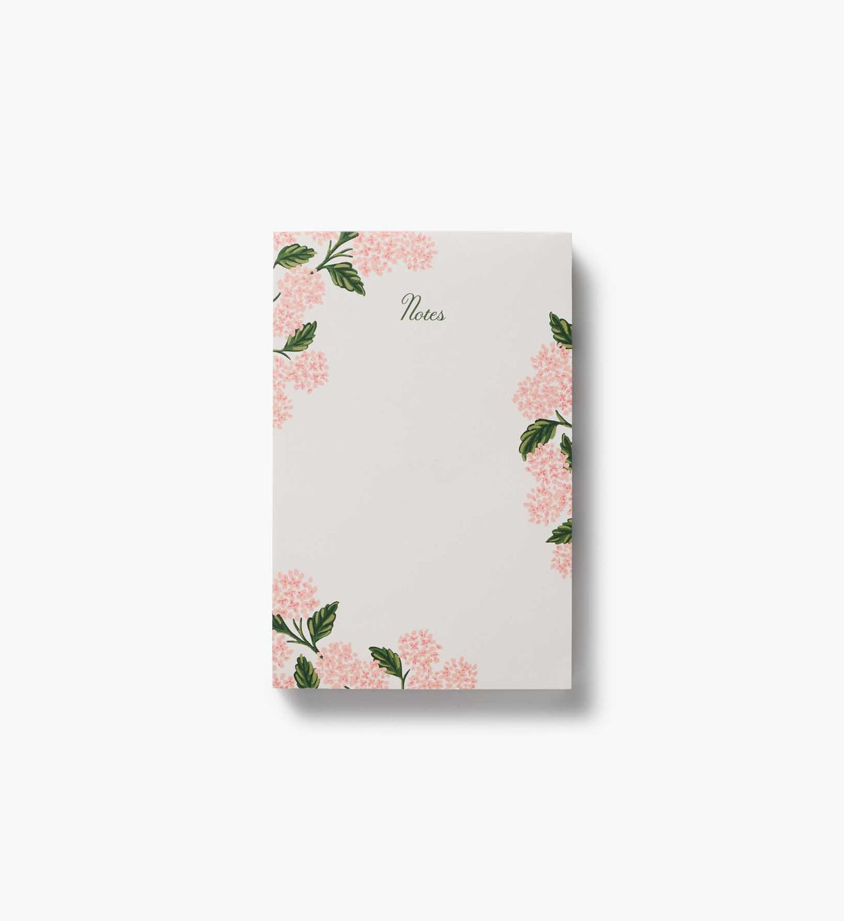 Tracy & Co Blank Notepad - Pink Hydrangea