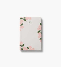 Tracy & Co Blank Notepad - Pink Hydrangea