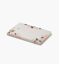 Tracy & Co Blank Notepad - Pink Hydrangea