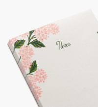 Tracy & Co Blank Notepad - Pink Hydrangea