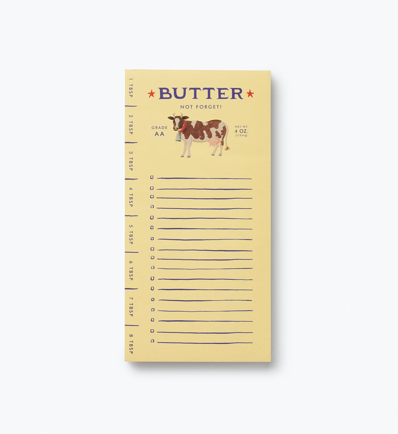Tracy & Co Market Pad - Butter Not Forget