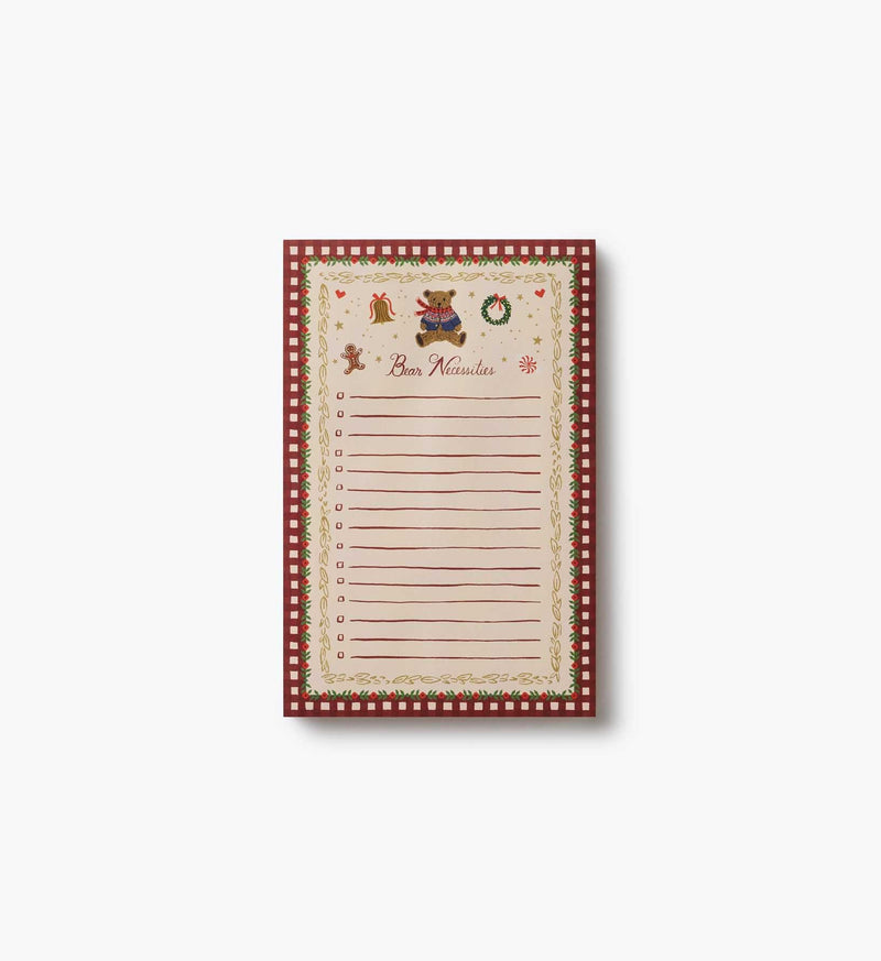 Tracy & Co Holiday Notepad - Beary Christmas