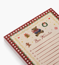 Tracy & Co Holiday Notepad - Beary Christmas