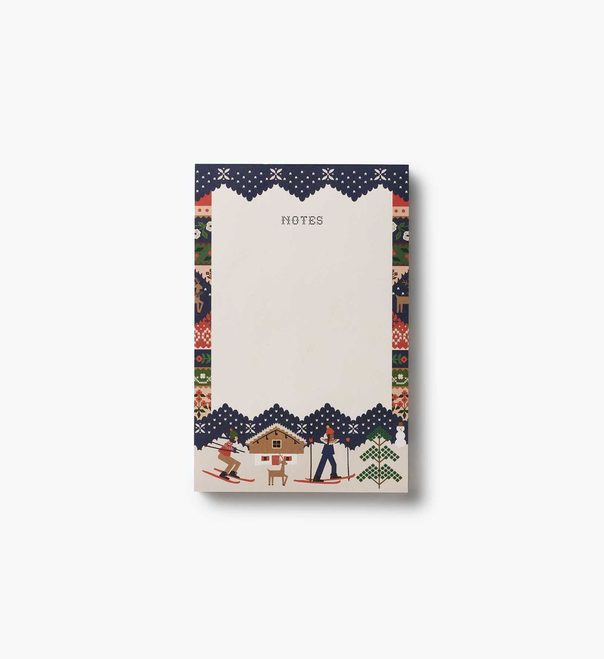 Tracy & Co Holiday Notepad - Ski Chalet