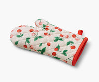 Tracy & Co Oven Mitt and Pot Holder Set - Cherries