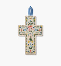 Tracy & Co Embroidered Cross - Rosette