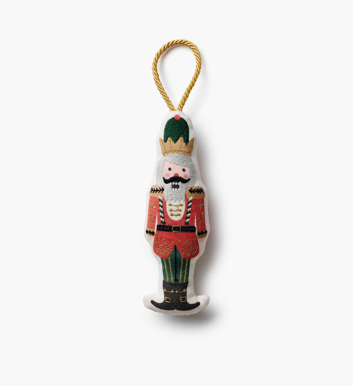Tracy & Co Embroidered Ornament - Nutcracker