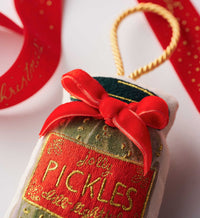 Tracy & Co Embroidered Ornament - Pickle Jar