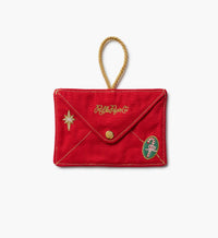 Tracy & Co Embroidered Ornament - Santa Letter