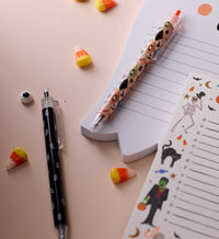 Tracy & Co Gel Pen Set of 2 - Halloween Argyle