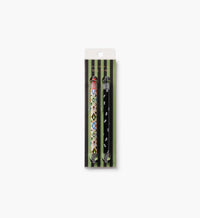 Tracy & Co Gel Pen Set of 2 - Halloween Argyle