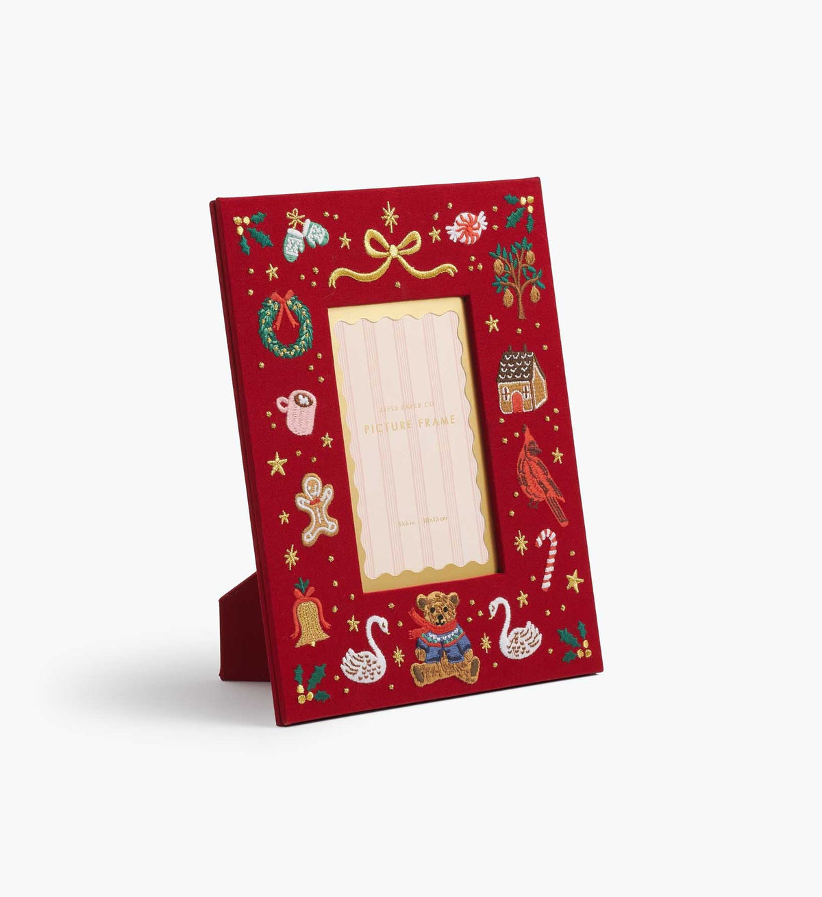Tracy & Co Embroidered Picture Frame - Beary Christmas