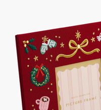 Tracy & Co Embroidered Picture Frame - Beary Christmas