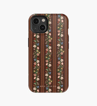Tracy & Co Phone Case - Floral Trellis Stripe