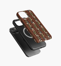 Tracy & Co Phone Case - Floral Trellis Stripe