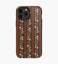Tracy & Co Phone Case - Floral Trellis Stripe