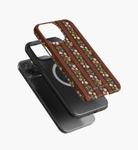 Tracy & Co Phone Case - Floral Trellis Stripe