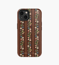 Tracy & Co Phone Case - Floral Trellis Stripe