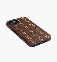 Tracy & Co Phone Case - Floral Trellis Stripe