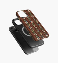 Tracy & Co Phone Case - Floral Trellis Stripe