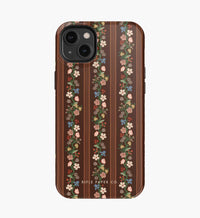 Tracy & Co Phone Case - Floral Trellis Stripe