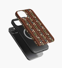Tracy & Co Phone Case - Floral Trellis Stripe