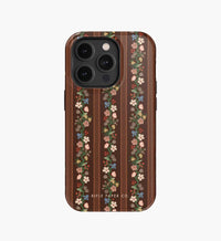 Tracy & Co Phone Case - Floral Trellis Stripe