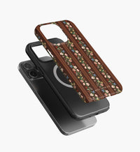 Tracy & Co Phone Case - Floral Trellis Stripe
