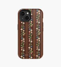 Tracy & Co Phone Case - Floral Trellis Stripe