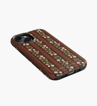 Tracy & Co Phone Case - Floral Trellis Stripe